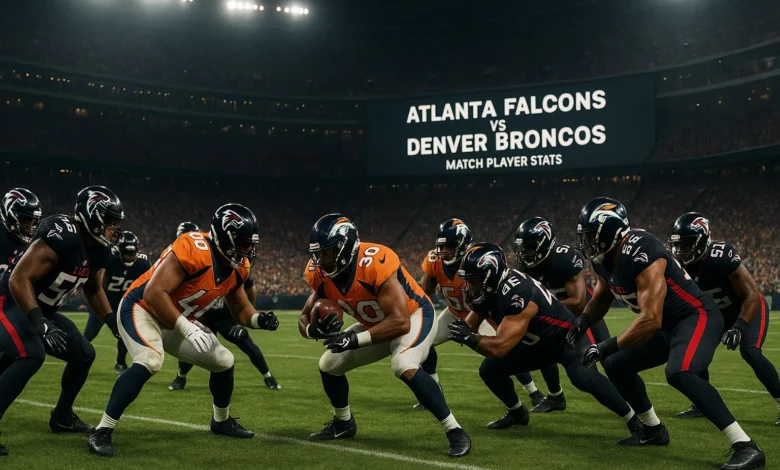 atlanta falcons vs denver broncos match player stats