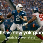 colts vs new york giants match player stats