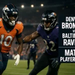 denver broncos vs baltimore ravens match player stats