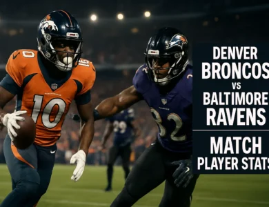 denver broncos vs baltimore ravens match player stats