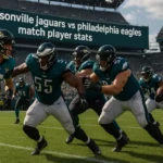 jacksonville jaguars vs philadelphia eagles match player stats
