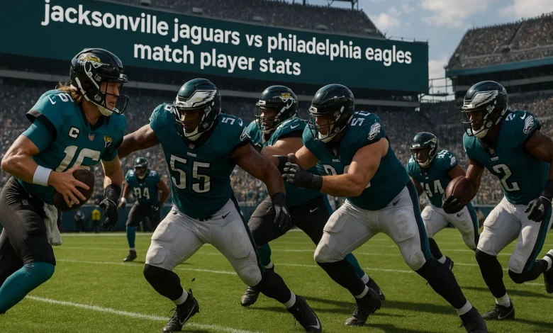 jacksonville jaguars vs philadelphia eagles match player stats