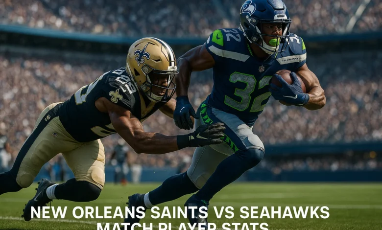 new orleans saints vs seahawks match player stats