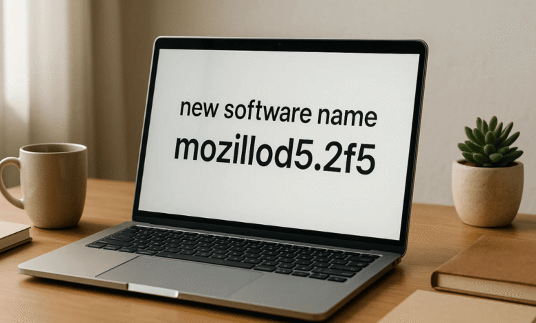 new software name mozillod5.2f5