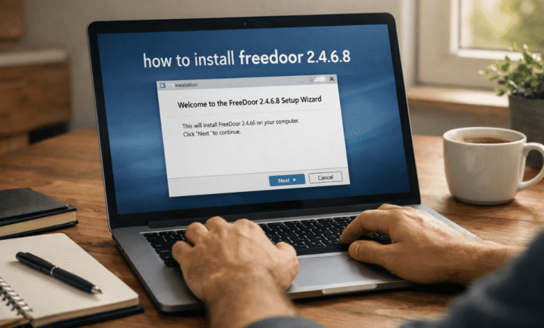 how to install freedoor2.4.6.8