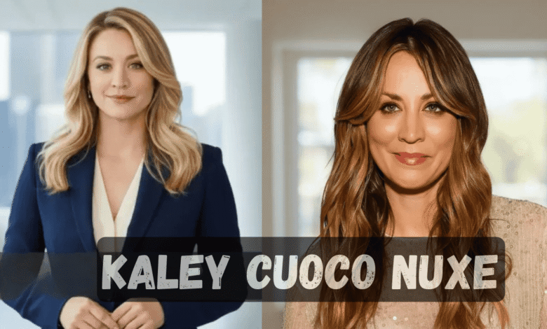 Kaley Cuoco Nuxe